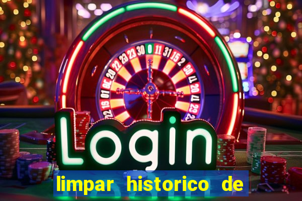 limpar historico de apostas bet365