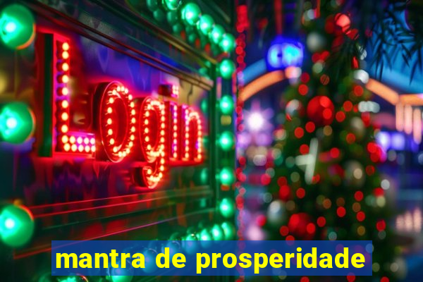 mantra de prosperidade