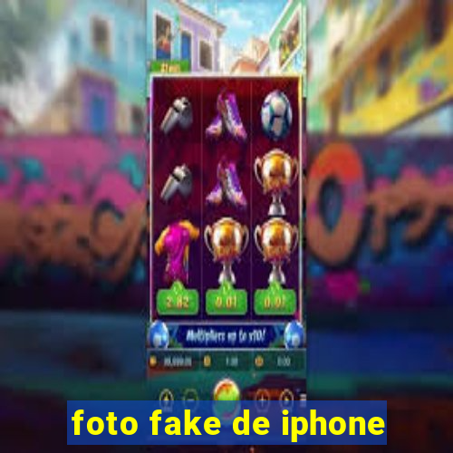 foto fake de iphone