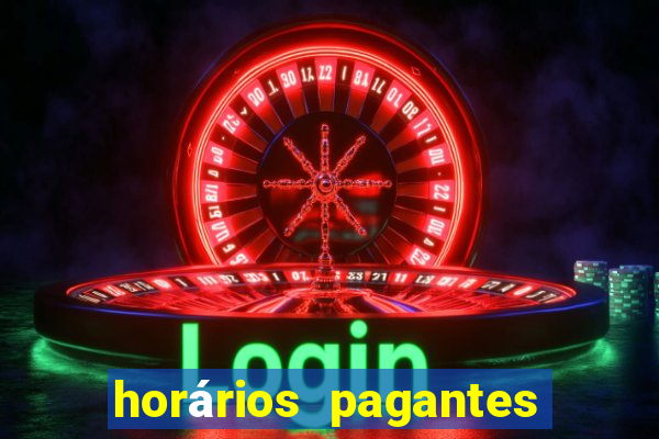 horários pagantes fortune tiger madrugada