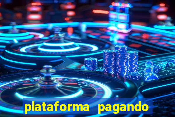 plataforma pagando no cadastro