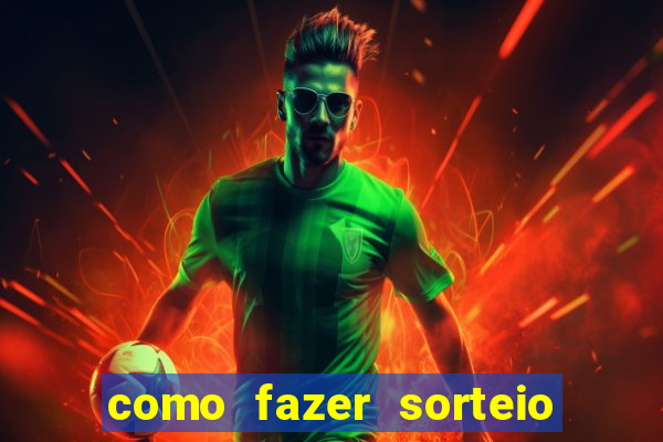 como fazer sorteio de cores online