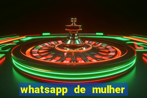 whatsapp de mulher de programa