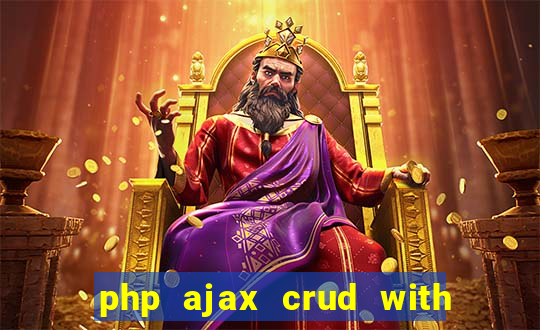 php ajax crud with datatables and bootstrap modals