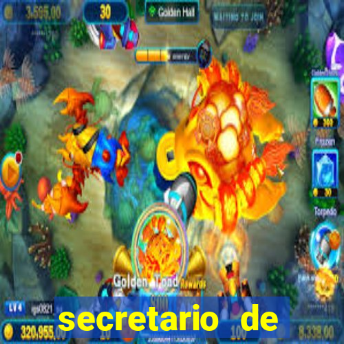 secretario de esporte salario