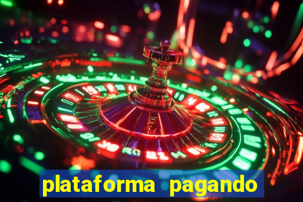 plataforma pagando no cadastro fortune tiger