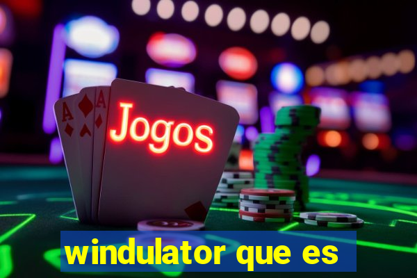 windulator que es