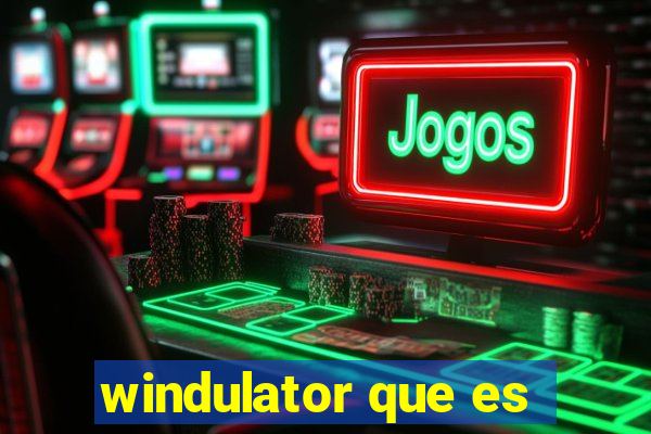 windulator que es