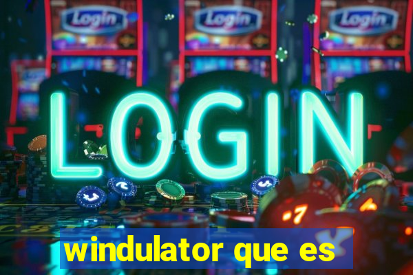 windulator que es