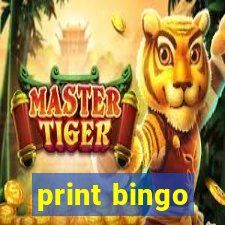 print bingo