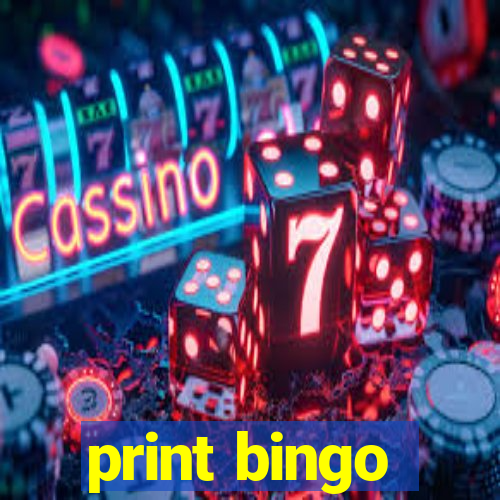 print bingo