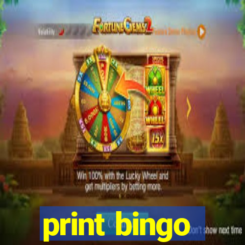 print bingo