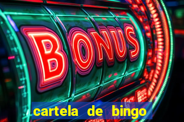 cartela de bingo cha de panela