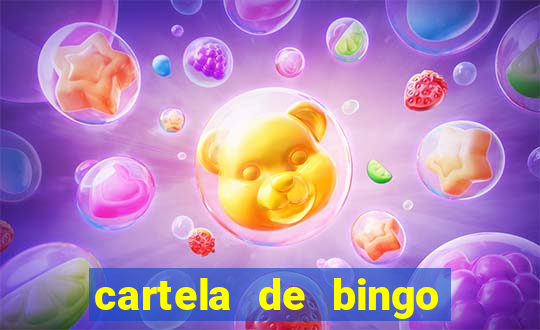 cartela de bingo cha de panela