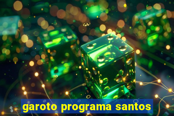 garoto programa santos