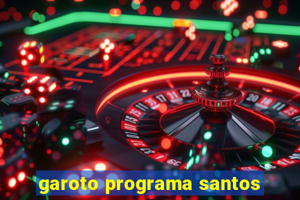 garoto programa santos