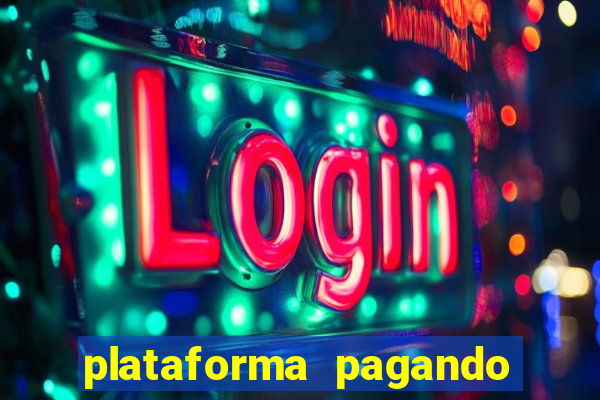 plataforma pagando fortune tiger