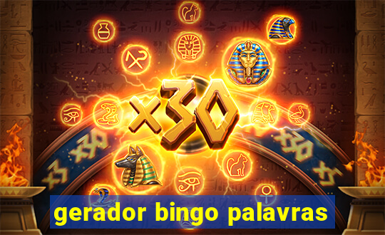 gerador bingo palavras