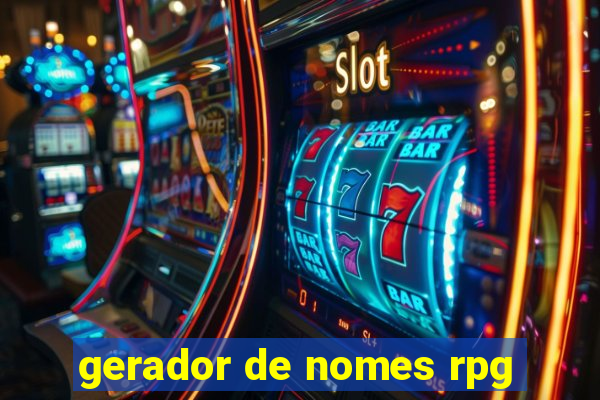 gerador de nomes rpg