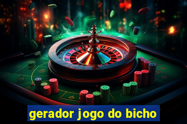 gerador jogo do bicho