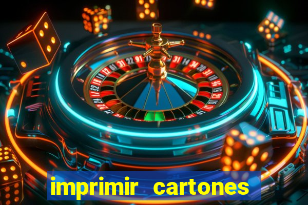 imprimir cartones de bingo