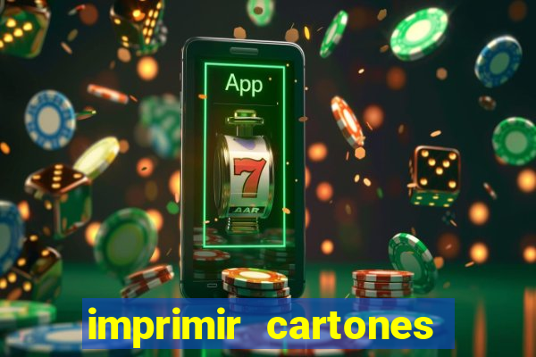 imprimir cartones de bingo