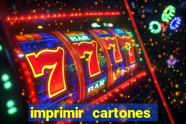 imprimir cartones de bingo