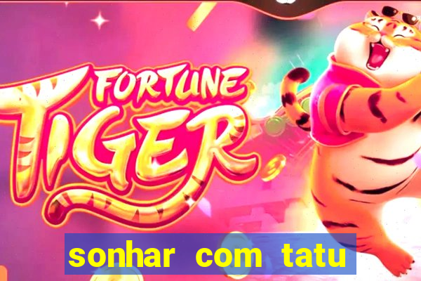 sonhar com tatu jogo do bicho