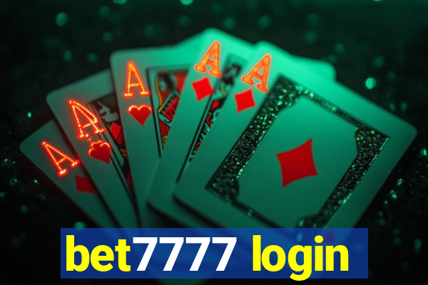 bet7777 login