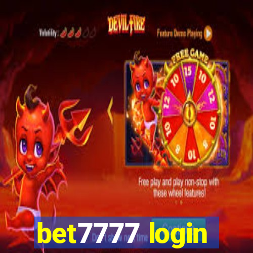 bet7777 login