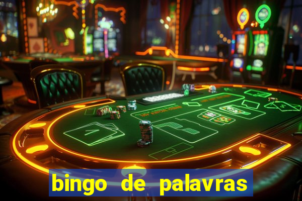 bingo de palavras de natal