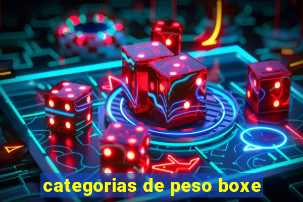 categorias de peso boxe