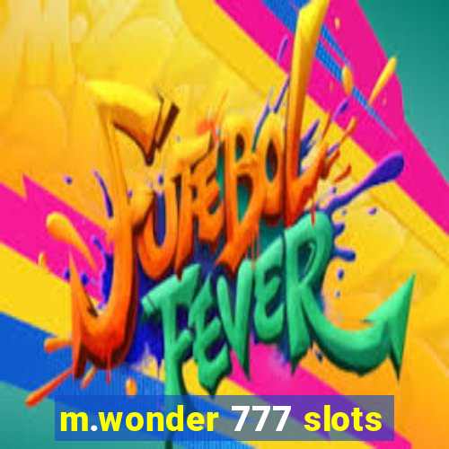 m.wonder 777 slots