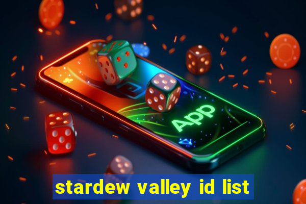 stardew valley id list