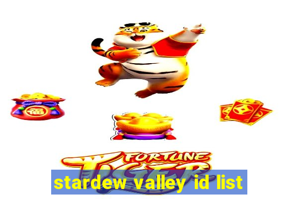 stardew valley id list