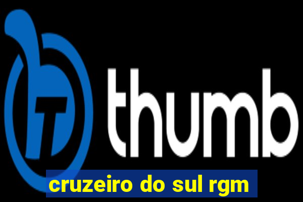 cruzeiro do sul rgm