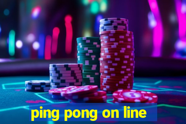 ping pong on line