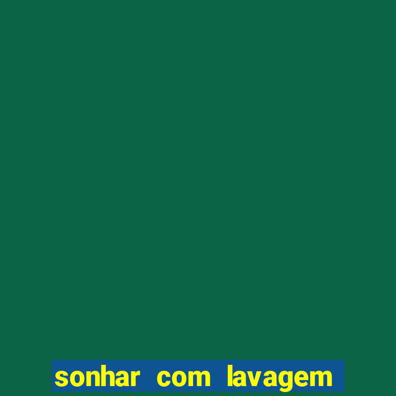 sonhar com lavagem de porco