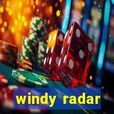 windy radar