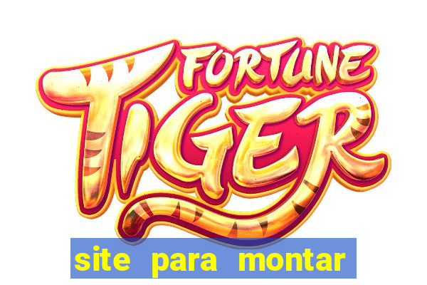 site para montar time de futebol