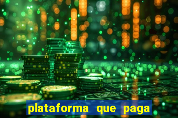 plataforma que paga no cadastro fortune tiger