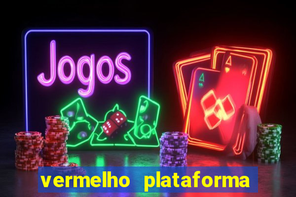 vermelho plataforma de jogos