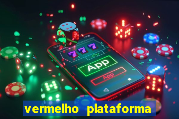 vermelho plataforma de jogos