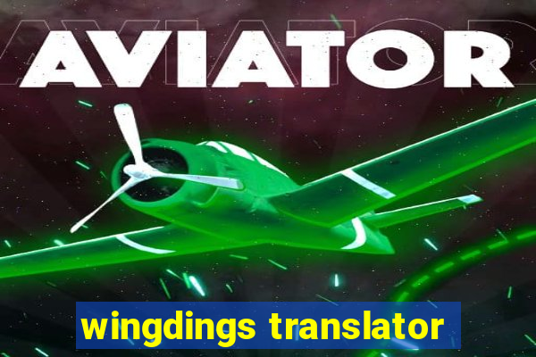 wingdings translator