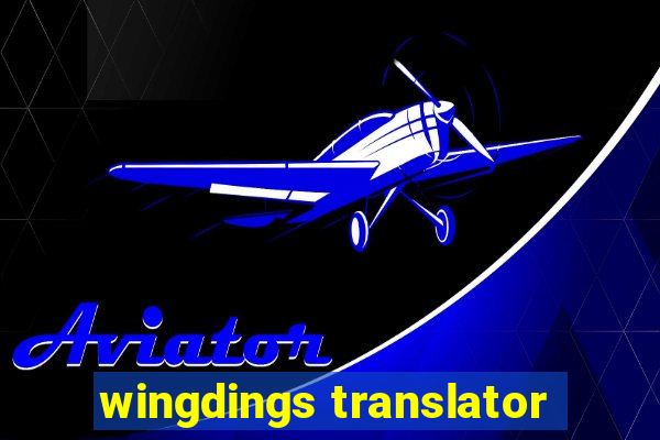 wingdings translator