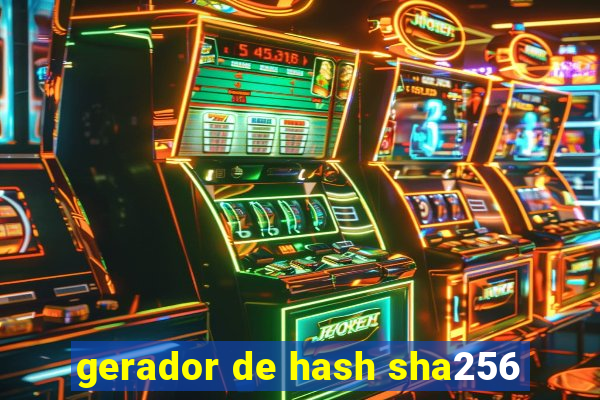 gerador de hash sha256