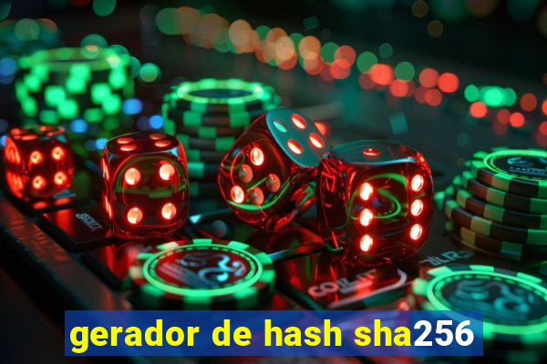 gerador de hash sha256