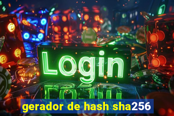 gerador de hash sha256