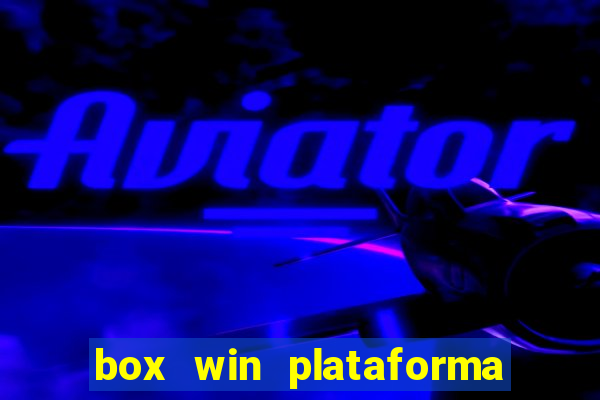 box win plataforma de jogos