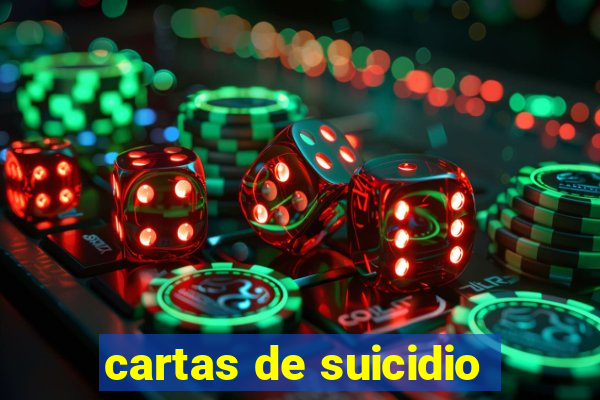 cartas de suicidio